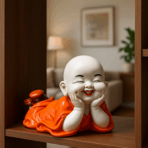 Sleeping Monk Figurine – A Symbol of Serenity