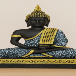 Sitting Lord Buddha – Tranquility in Blue