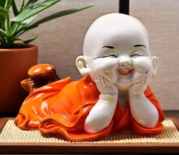 Sleeping Monk Figurine – A Symbol of Serenity - Image 2